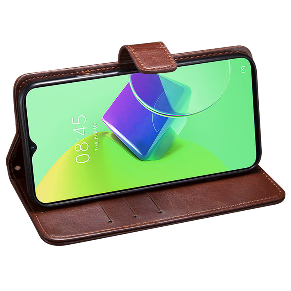 IDEWEI For Tecno Phantom X2 5G Crazy Horse Texture PU Leather Anti-drop Cover Folio Flip Phone Case with Stand Wallet IDEWEI For Tecno Phantom X2 5G Crazy Horse Texture PU Leather Anti-drop Cover Folio Flip Phone Case with Stand Wallet